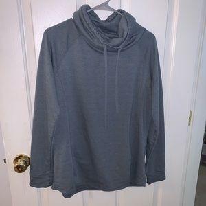 Green sage cowl neck sweater